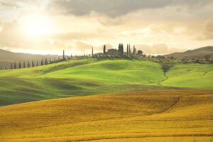 The countryside in Tuscany